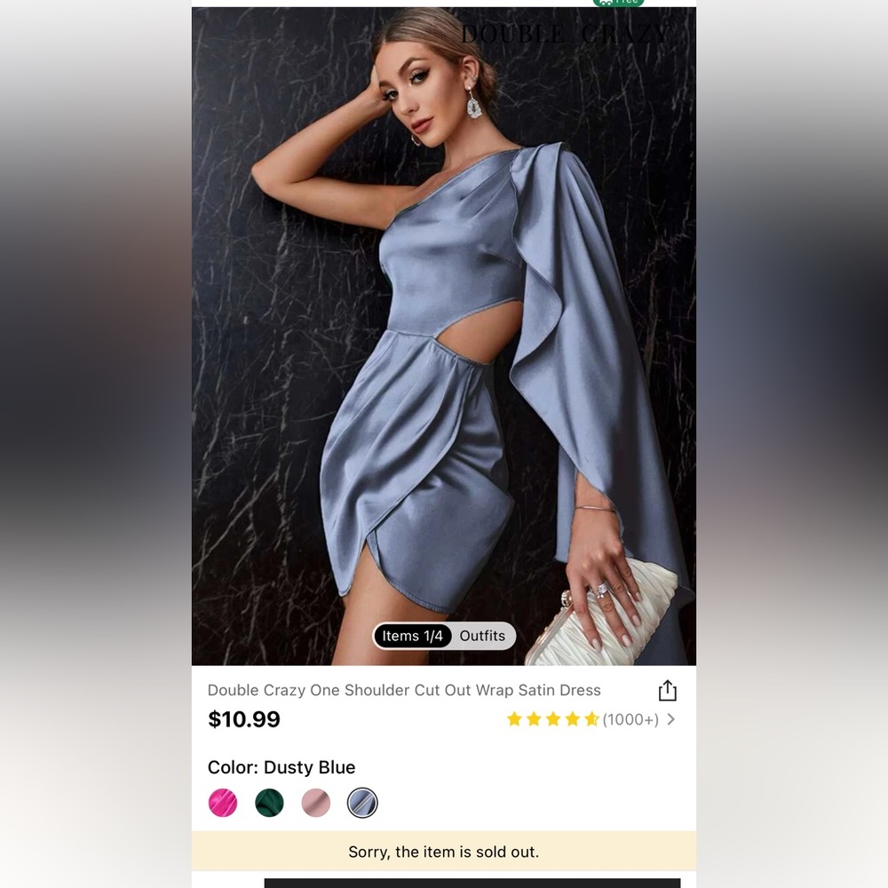 3 for $15: NWT One Shoulder Dress